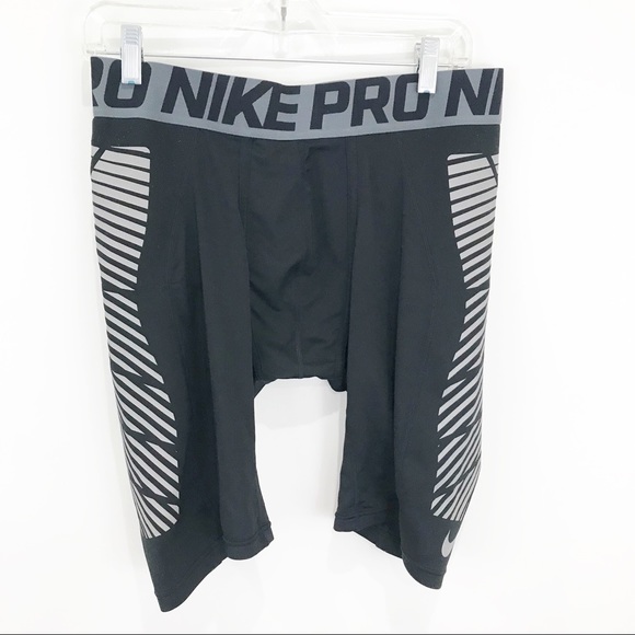 Nike Other - NIKE Pro Black/Gray Compression Shorts Tights- XL